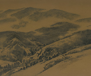 《岱宗雾景图》