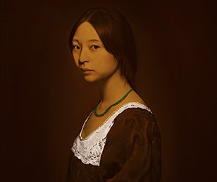 《戴绿松石项链的女孩》